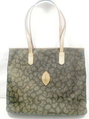 Yves Saint Laurent Canvas Leather Bag